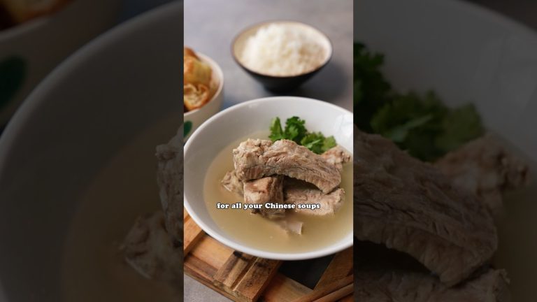 how to blanch pork ribs for soups