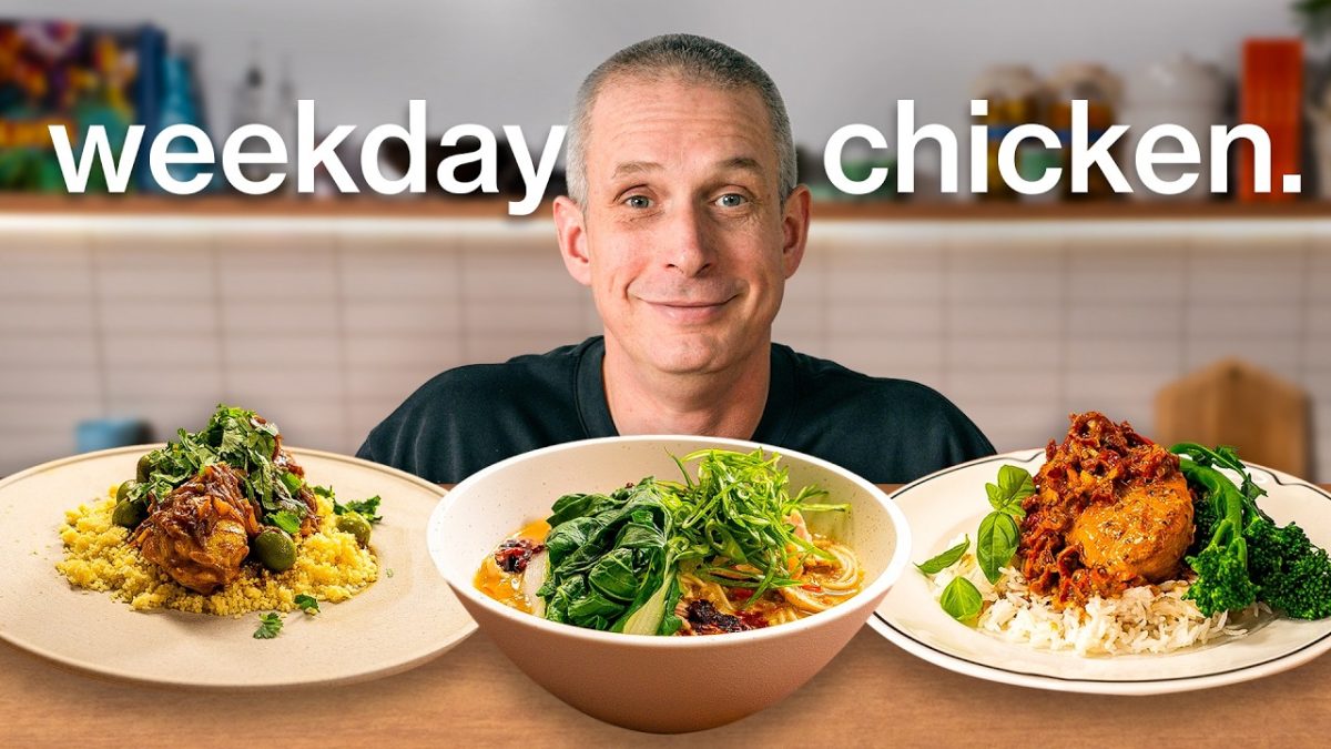 3 Easy Weeknight Dinners from 1 Chicken