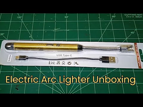 Electric BBQ arc lighter unboxing and review