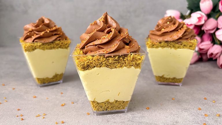 Dubai Chocolate Dessert Cups – No Bake Dessert. Very Easy and Yummy!