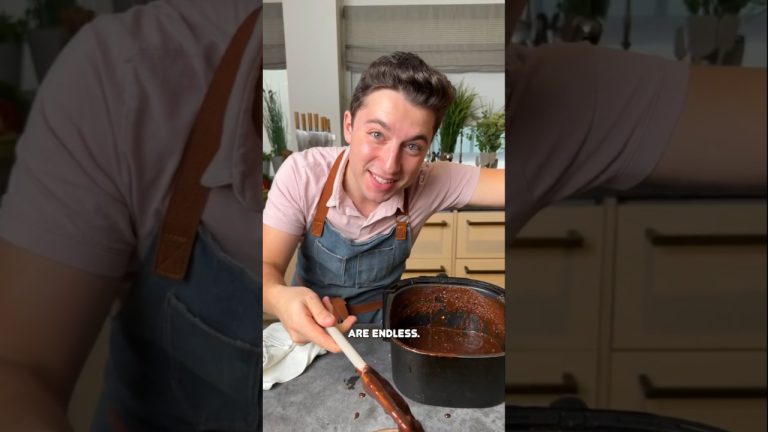 Air Fryer Chocolate Sauce.