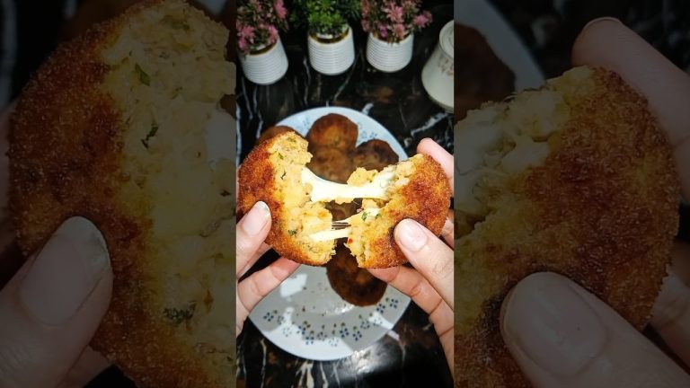 Potato Chicken Cheese Cutlets 🔥😋