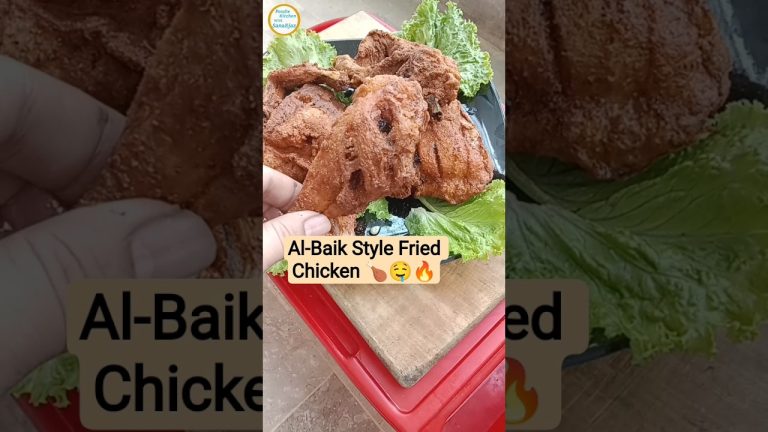 Albaik Style Fried Chicken Recipe 🤤🍗 | #shorts #shortvideo #youtubeshorts #trending #cooking