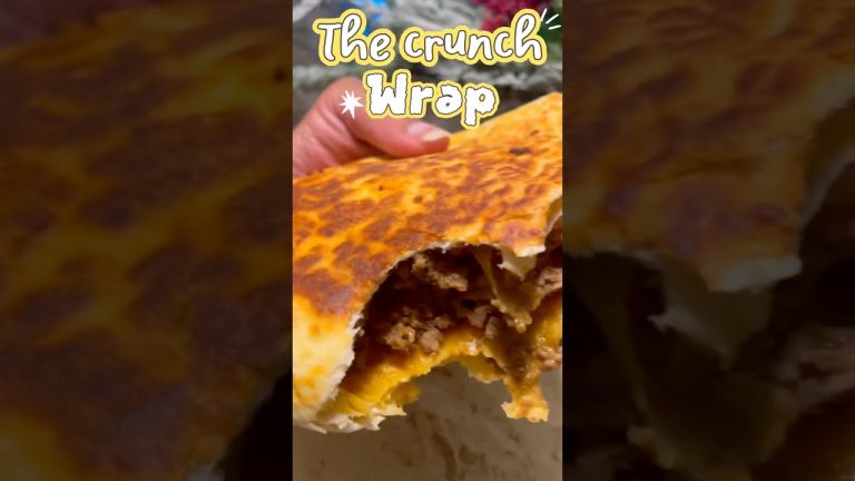 Homemade Crunch Wrap! Better Than Fast Food