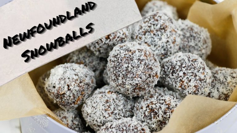 How To Make Traditional Newfoundland Snowballs | Easy No Bake Dessert For The Holidays