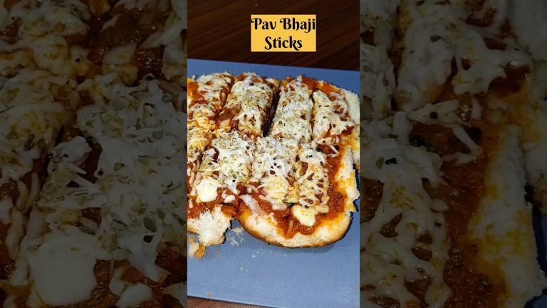 Pav Bhaji Sticks Recipe | Tasty Party Snack | Easy 1 Min Street Food Idea #shorts