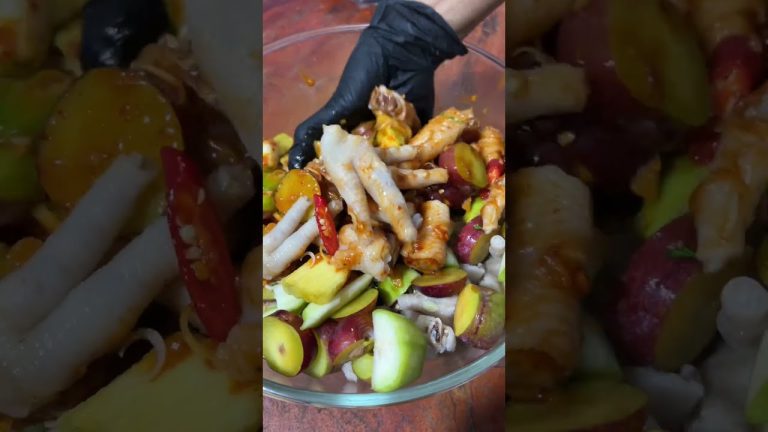 Amazing Cooking Chicken Feet with Yummy Recipes #Cooking #chickenfeetrecipe #yummyrecipe