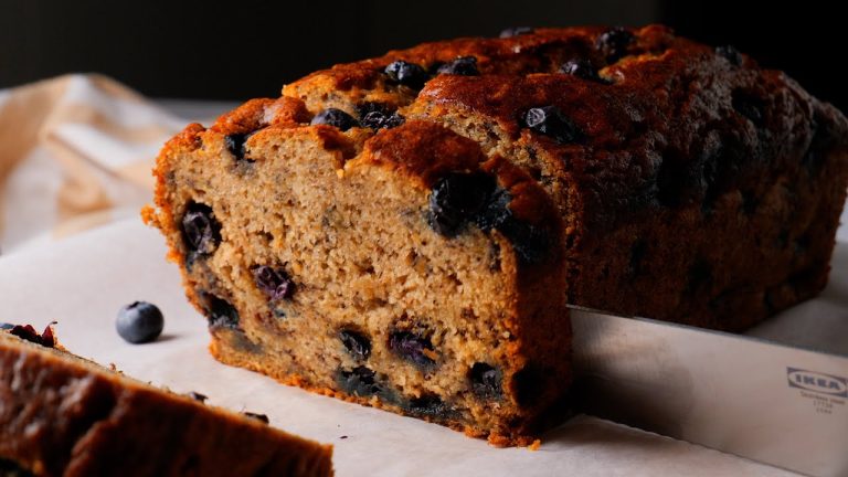 Super Soft Blueberry Banana Bread | Quick & Simple Recipe!