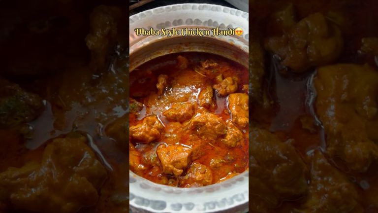 Chicken Handi Recipe | Dhaba Style Chicken Handi | Restaurant Wali Chicken Handi #chickenhandi #fyp