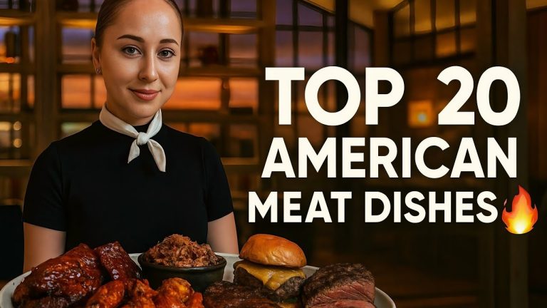 Top 20 American Meat Dishes You MUST Try 🇺🇸🔥 | The Ultimate USA Food Guide 2025 🍽️