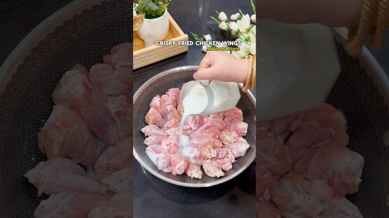 KFC Style Crispy Chicken Wings Ki Recipe #shorts #crispychicken #comfortfood #youtube #viralvideos