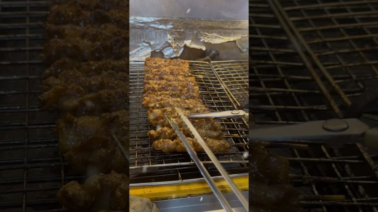 Xiên Thịt Nướng Thống Nhất #streetfood  #food  #bbq  #thịtnướng