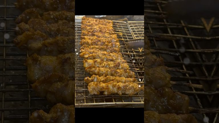 Xiên Thịt Nướng Thống Nhất #food  #bbqmeat #streetfood  #bbq #thịtnướng