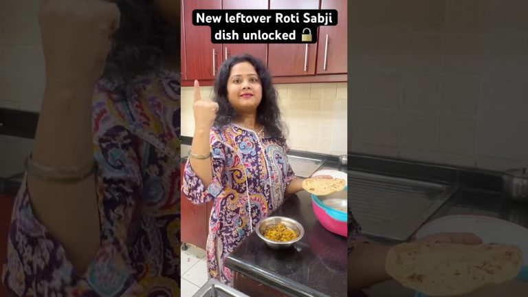 “New best leftover Roti dish unlocked,must try this”😲🤯🤪 #relatable #ytshorts #trending #shorts