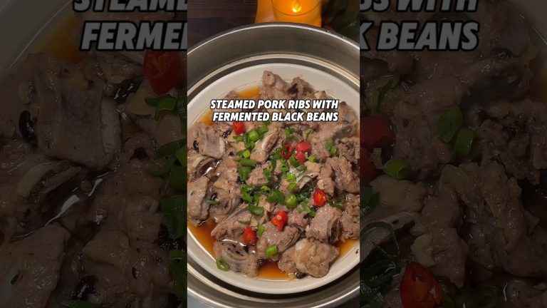 Steamed Pork Ribs,Perfect with rice  #simplerecipe #porkribs #chinesecuisines #chinesefood #cooking