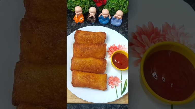 Crispy Cheesy Bread Pizza Pockets — 5 Minute Mein Market Wala Taste! 🤭🔥  #shorts #viral#shortvideo