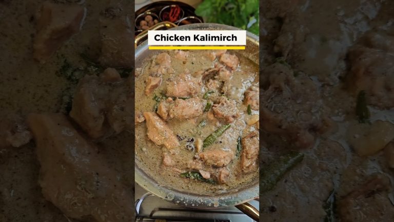 Easy Chicken Kalimirch Recipe #shorts #chicken #recipe #trending