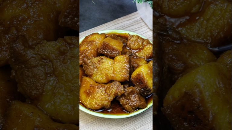 Indian Style Masala Pork Curry #shortsvideo #shorts #ytshorts #aditihubbycookingvlogs