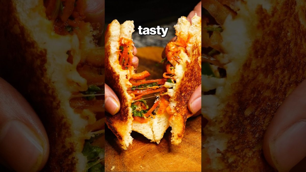 Veg Sandwich Recipe #shorts #sandwich #vegsandwich #bread #dhurandhar #ytshorts