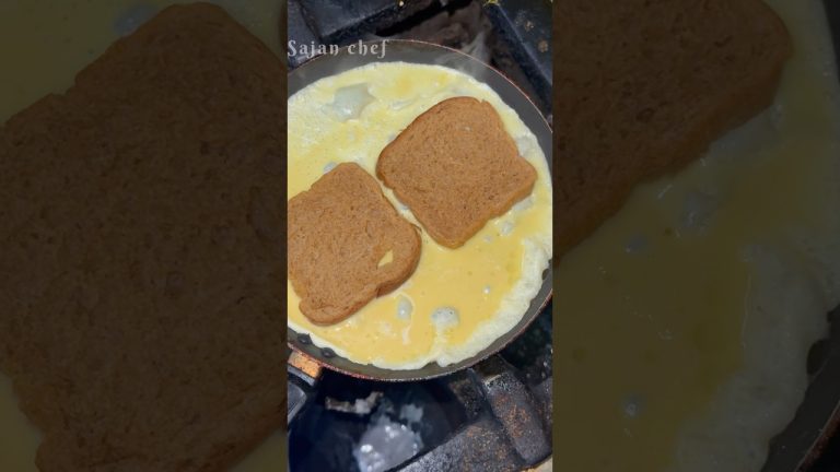 💢💥Tasty bread, omelette recipe ￼💥💢#sajanchef #trendingsong #viralsort #Breadomeletteviralshot ￼