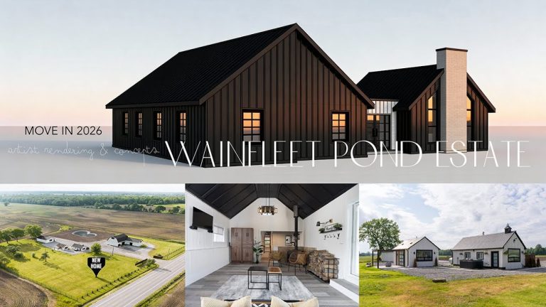 Elevation No. 8 | Wainfleet Pond Estate | 2 Homes, Loft Barn, Pond & More | Move-In Ready 2026