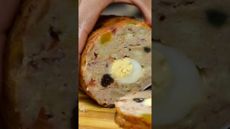 Rollo tres carnes navideño por menos de 5 dólares ¡Fácil y delicioso!