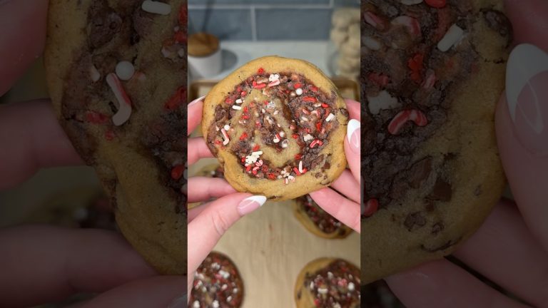viral brownie rolled chocolate chip cookies recipe 🍪 #shorts #recipe #cookies #dessert #baking