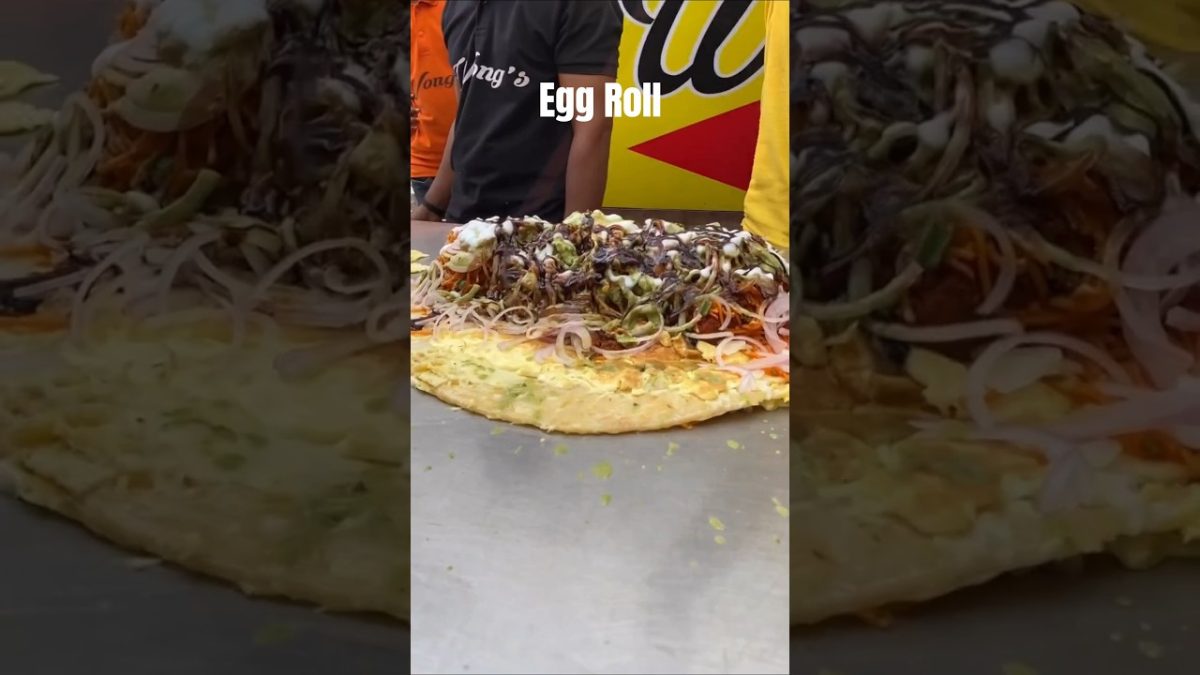 100 Anda Ka Egg Roll #recipe #eggroll #eggrollrecipe #eggrolls #streetfood #shorts #easyrecipe