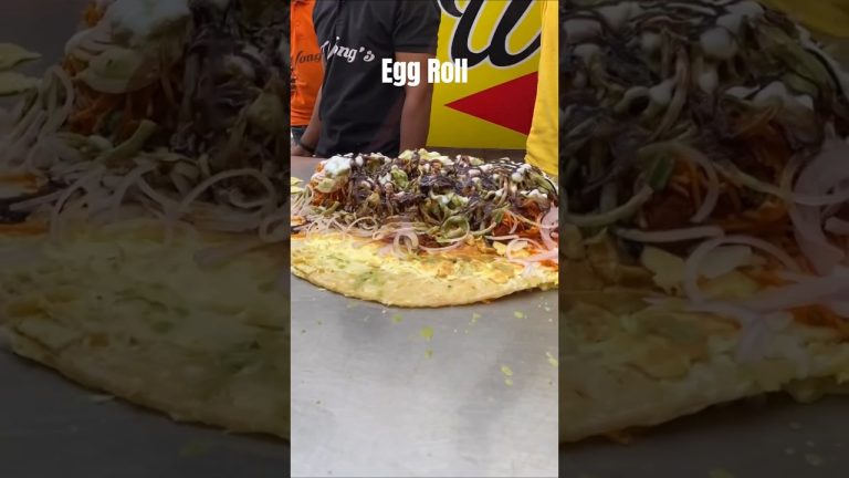 100 Anda Ka Egg Roll #recipe #eggroll #eggrollrecipe #eggrolls #streetfood #shorts #easyrecipe