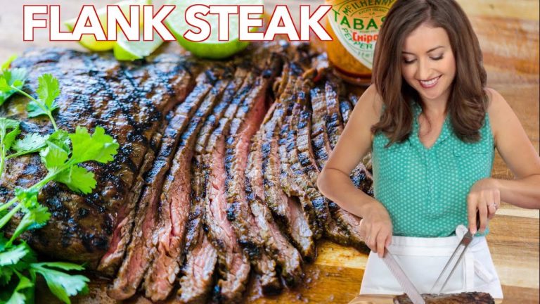 Grilled Marinated Flank Steak Recipe – How to Cook  Tender Flank Steak