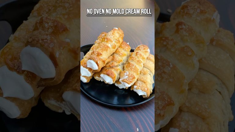 Easy Cream Roll Recipe #Shorts #tastemadeworld #trending #creamroll #christmas
