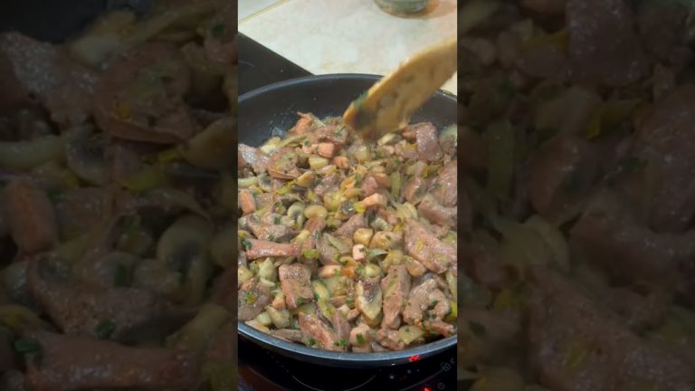 🍽️ Mega Pyszna Wątróbka Wieprzowa z Dodatkami – Pełna Smaku!