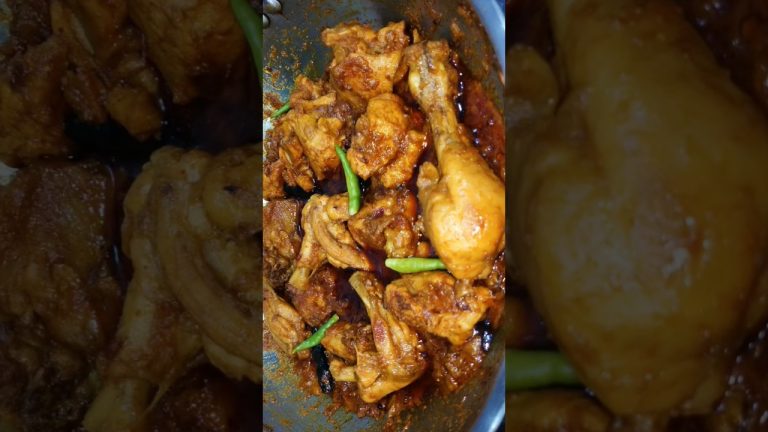 एकबार चिकन भुना मसाला को इस तरीके से बनाकर देखिए,इसके स्वाद के दीवाने हो जाएंगे/Chicken Bhuna#shorts