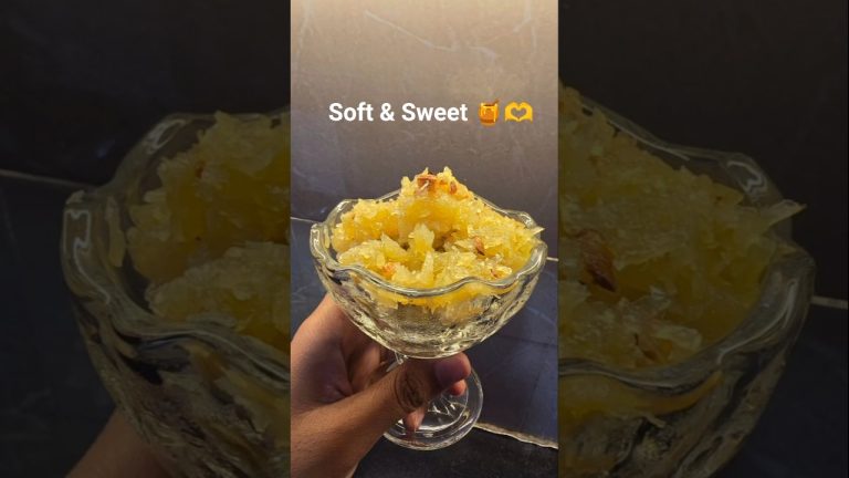 Easy Sweet Potato Halwa 🫶| Soft & Homemade Dessert 🍯#recipe #food #shorts #viral