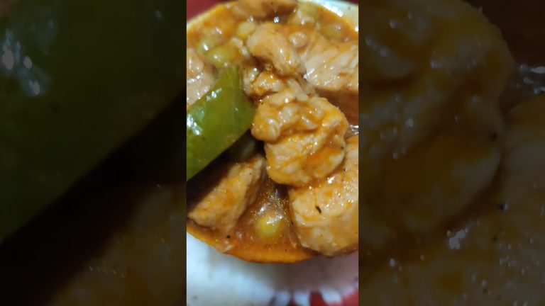 Pork and Peas 😋 #yummy #shortsviral #food