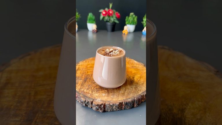 Healthy Hot Chocolate Recipe #shorts #healthy #chocolate #dessert #recipe