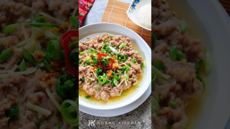 Steamed Pork with Salted Fish 🍚 Classic Chinese Comfort Food 🥢