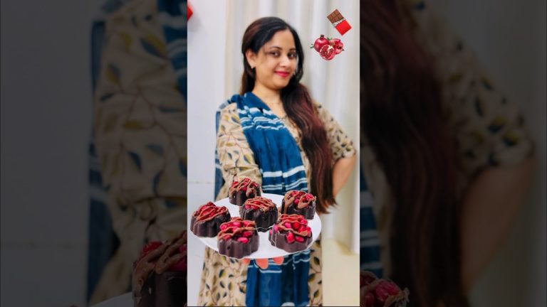 Icecream Chocolate pomegranate🍫😋#selinesrecipes #icecream #chocolate