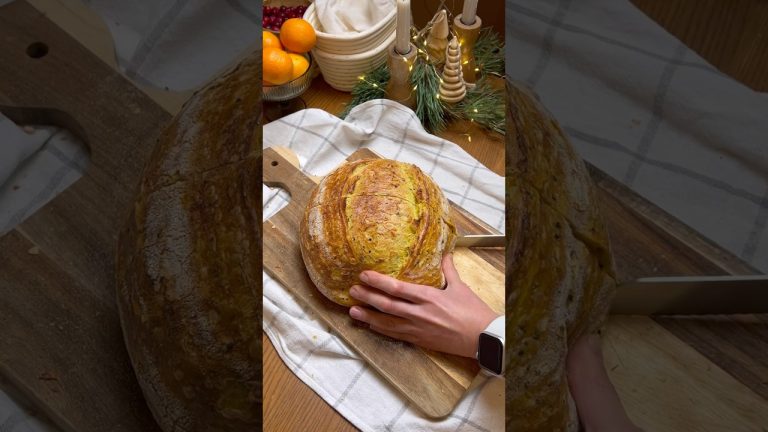 SOURDOUGH BREAD for Christmas Eve 🎄 Quick & Super Easy RECIPE 🤫⤵️