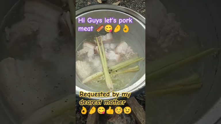 Pork Recipe #cooking #shorts #youtubeshorts