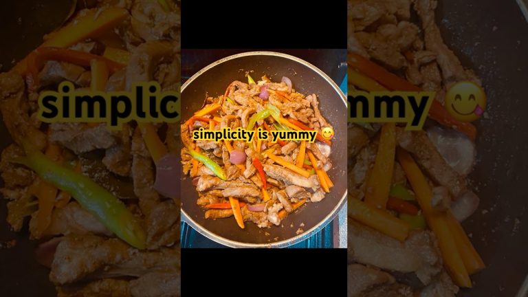 Simpleng Pork Recipe Pero Yummy 🤤🔥 | Braised Pork #Shorts #yummy #delicious