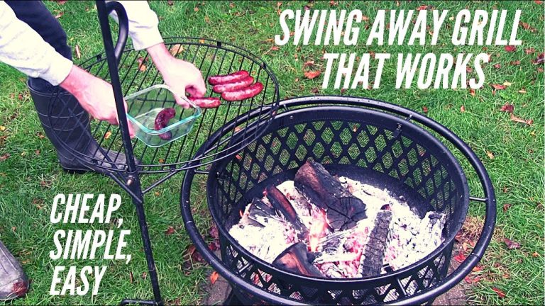 Swing Away Outdoor Grill (Fire pit Wood Fired Grilling)