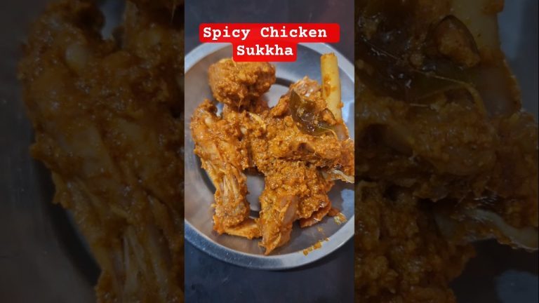 Chicken Dry Sukkha | Spicy South Indian Style 🔥 #shorts