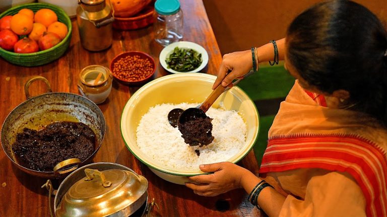 Temple Style PULIYOTHARAI – Prasadam Pulihora Recipe: Variety Rice Recipes | The Traditional Life