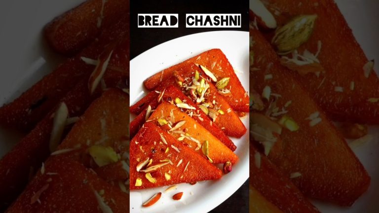 Bread Chashni Recipe | Instant Sweet Dessert |#shorts#ytshorts#food#breadrecipe#shortsfeed#bread