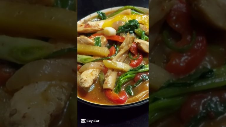 Simple Easy Side Dish Chicken | Chicken & Vegetables recipe #shorts