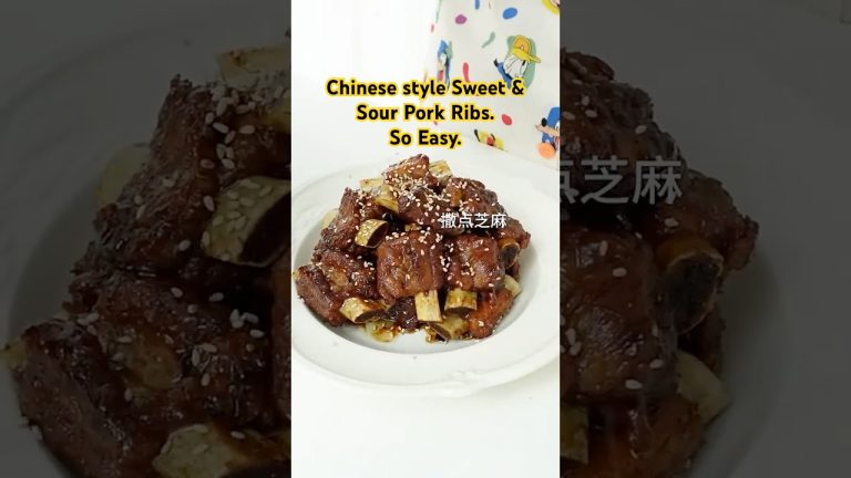 Chinese Style Sweet and Sour Pork Ribs | Pork Recipe | Chinese Cooking | Chinese Food