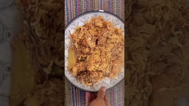 Chicken Aloo Pulao #shorts #viral