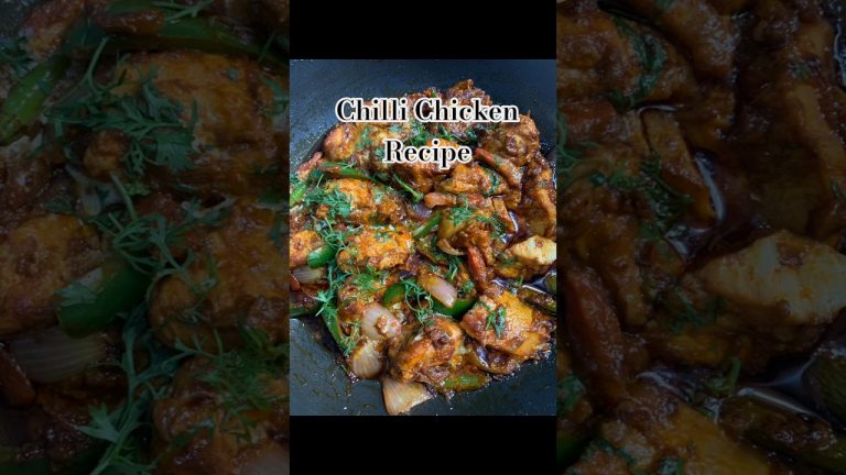 Chilli Chicken Recipe🍗|Easy and Tasty Chicken Recipe #shorts#shortfeed #shortsviral #shortvideo#asmr