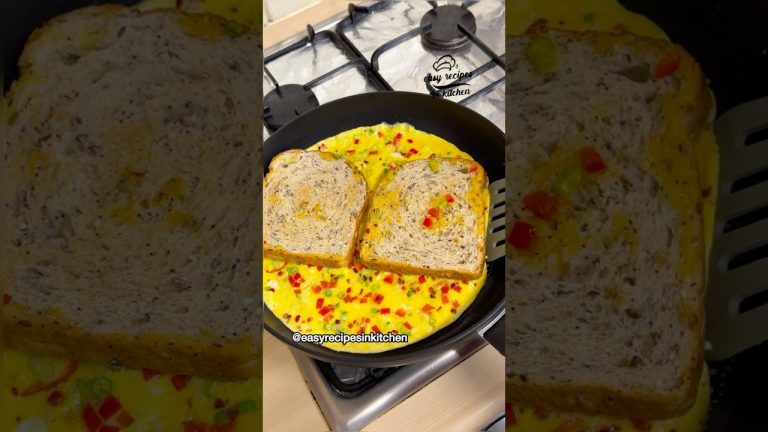 5 Min Breakfast Egg Sandwich Hack | Healthy Egg sandwich #shorts